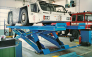 RAV Super Scissors Lifts with capacities from 20,000lbs thru 125,000lbs.